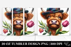 Proud Highland Cow | 20 Oz Tumbler Product Image 1