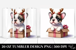 Extremely Expressive French Bulldog 20 Oz Tumbler Product Image 1