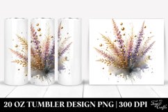 Abstract Shiny Heather, Watercolor Splash | 20 Oz Tumbler Product Image 1