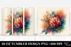 Wooden Marigold Tumbler Design Product Image 1