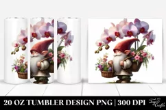 Digital Painting Gnome | 20 Oz Tumbler Product Image 1