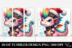 Cute Angry Dragon 20 Oz Tumbler Product Image 1