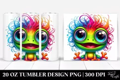 Cute Baby Frog Cartoon | 20 Oz Tumbler Product Image 1