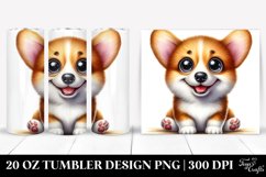Colorful Pembroke Welsh Corgi | 20 Oz Tumbler Product Image 1