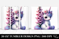 Pastel Baby Unicorn | 20 Oz Tumbler Product Image 1