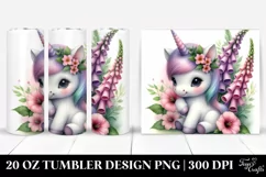 Pastel Baby Unicorn | 20 Oz Tumbler Product Image 1