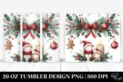 Cute Christmas Garland Clipart 20 Oz Tumbler Product Image 1