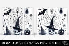 Funny Halloween Cobweb Clipart 20 Oz Tumbler Product Image 1