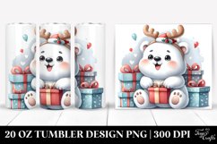 Enthusiastic Baby Polar Bear 20 Oz Tumbler Product Image 1
