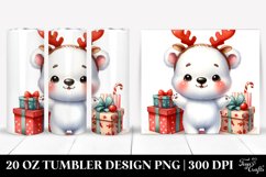 Enthusiastic Baby Polar Bear 20 Oz Tumbler Product Image 1