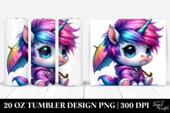 Cute Baby Unicorn, Style | 20 oz Tumbler Product Image 1