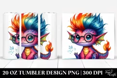 Happy Baby Dragon with es 20 Oz Tumbler Product Image 1
