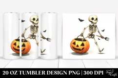 Funny Halloween Skeleton | 20 oz Tumbler Product Image 1