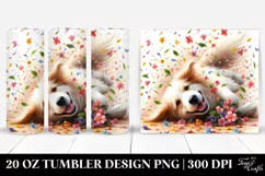 Spring Dog Tumbler | 20 Oz Tumbler Product Image 1