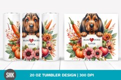 Watercolor Baby Bloodhound | 20 oz Tumbler Product Image 1