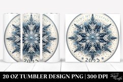 Snowflake with 2025 Clipart 20 Oz Tumbler Product Image 1