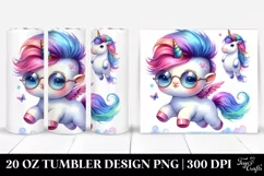 Cute Baby Unicorn, Style | 20 oz Tumbler Product Image 1