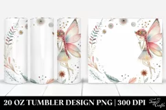 Quirky Boho Fairy Tumbler Design Product Image 1