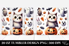 Funny Halloween Owl | 20 oz Tumbler Product Image 1
