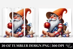 Digital Painting Gnome Beach Wear Tumbler Product Image 1