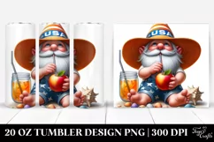 Digital Painting Gnome Beach Wear Tumbler Product Image 1