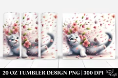 Spring Cat Tumbler | 20 Oz Tumbler Product Image 1