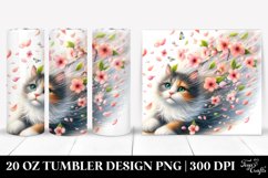Spring Cat Tumbler | 20 Oz Tumbler Product Image 1