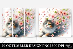 Spring Cat Tumbler | 20 Oz Tumbler Product Image 1