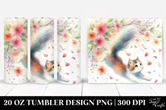 Spring Cat Tumbler | 20 Oz Tumbler Product Image 1