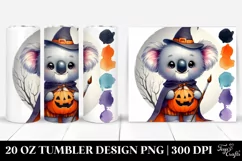 Cute Baby Koala Halloween 20 Oz Tumbler Product Image 1