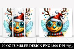 Christmas PNG 20 Oz Tumbler Design Product Image 1