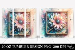 Gerbera Stained | 20 oz Tumbler Product Image 1