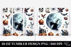 Funny Halloween Nightmare Tumbler Design Product Image 1