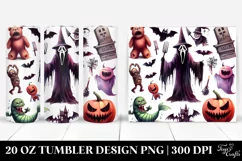 Funny Halloween Nightmare Tumbler Design Product Image 1