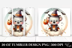 Cute Baby Koala Halloween 20 Oz Tumbler Product Image 1