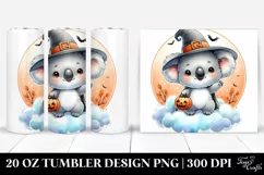Cute Baby Koala Halloween 20 Oz Tumbler Product Image 1