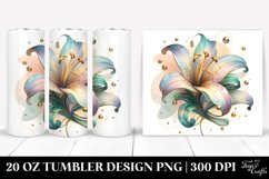 Glossy Lily Tumbler | 20 oz Tumbler Product Image 1