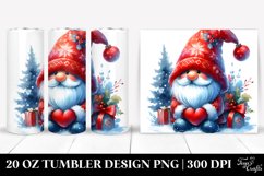 Vibrant Christmas Gnome | 20 oz Tumbler Product Image 1