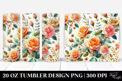 Colorful Orange Roses | 20 oz Tumbler Product Image 1