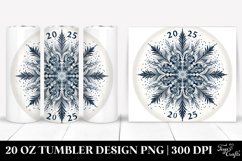 Snowflake with 2025 Clipart 20 Oz Tumbler Product Image 1