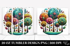 Colorful Trees | 20 Oz Tumbler Product Image 1