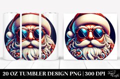 Vibrant 2D Santa Clipart 20 Oz Tumbler Product Image 1