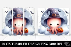 Cute Baby Octopus Halloween 20 Oz Tumbler Product Image 1