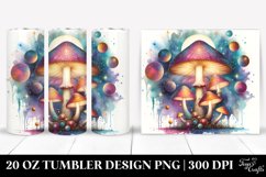Magical Celestial Mushroom 20 Oz Tumbler Product Image 1