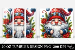 Christmas Gnome | 20 Oz Tumbler Product Image 2