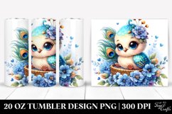 Colorful Peacock Sailor | 20 Oz Tumbler Product Image 1