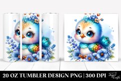 Colorful Peacock Big Eyes | 20 Oz Tumbler Product Image 1