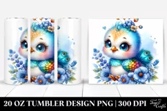 Colorful Peacock Big Eyes | 20 Oz Tumbler Product Image 1