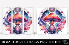 Magical Celestial Mushroom 20 Oz Tumbler Product Image 1