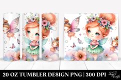 Whimsical Fairy Watercolor Clipart Product Image 1